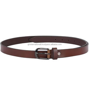 Ceinture en cuir décontractée pour homme, boucle en laiton massif de haute qualité, marron noir, 3,6 cm, vente en gros personnalisée, cadeau de Noël - Product Image 3