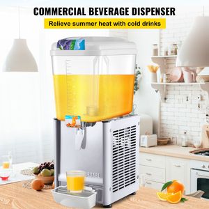 Dispenser per Bevande Commerciale da 4,8 Galloni con 1 Serbatoio in Acciaio Inox di Grado Alimentare da 200W per Bevande Fredde - Product Image 2