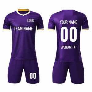 Ensemble de maillots de football personnalisés sublimés pour hommes, tenue de football respirante et à séchage rapide, vêtements de sport pour l'entraînement en équipe, chemise, short et chaussettes - Product Image 5