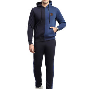 ชุดวอร์มกีฬาสำหรับผู้ชาย เสื้อฮู้ดดี้และกางเกงจ็อกเกอร์ ชุดออกกำลังกายน้ำหนักเบาสำหรับยิม วิ่ง และออกกำลังกาย - Product Image 1