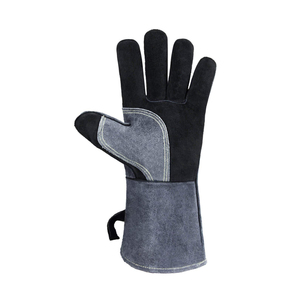 ถุงมือเชื่อมโลหะขายส่ง คุณภาพดีที่สุด ทนความร้อน ถุงมืออุตสาหกรรม ดีไซน์ปี 2026 ผลิตในปากีสถาน - Product Image 4