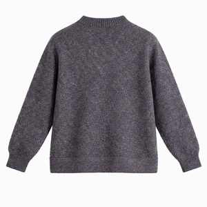 Knitwear Manufacturer Custom Autumn Winter Green Round Neck Long Sleeve Women's Knit <b>Pullover</b> <b>Sweater</b> - Product Image 4