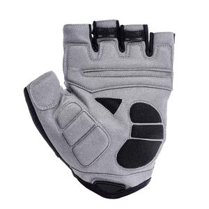 Half-Finger Neoprene Racing Cycling Gloves White Neon Green Mesh Palm Gel Padding Men Women Winter Breathable Knitted Lifting - Product Image 3