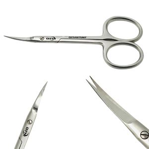 Ciseaux à ongles en acier inoxydable de qualité supérieure, 3,75 pouces, ciseaux à cuticules professionnels pour manucure, pédicure, soin des ongles - Product Image 4