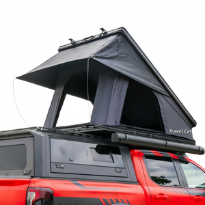 Travel Cat Hard Shell Roof Top Carpa Escalera <span class=keywords><strong>para</strong></span> 2-3 personas a prueba <span class=keywords><strong>de</strong></span> agua <span class=keywords><strong>para</strong></span> <span class=keywords><strong>Jeep</strong></span> SUV Truck 4x4 Car Tent - Product Image 3