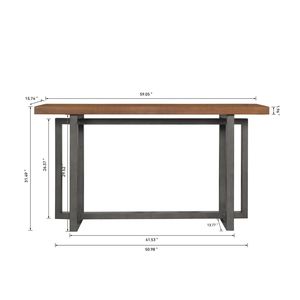 Consolle stretta salvaspazio in MDF da 150 cm per ingresso, divano, corridoio, soggiorno, foyer - Product Image 6