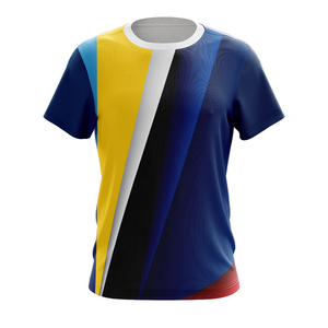 Camisetas de Manga Corta con Cuello en V Unisex de Malla de Jersey 100% Poliéster de Alta Calidad, Ecológicas, de Secado Rápido, con Impresión Personalizada al por Mayor - Product Image 2