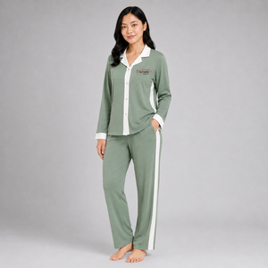 Ensemble de pyjama pour femmes, coton doux, respirant, confortable, vêtements de nuit, vêtements de détente, prix bas, fabricant en gros, ensemble de pyjama pour femmes - Product Image 4