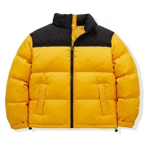 Chaqueta acolchada de invierno para hombre, de alta calidad, con cremallera larga, cuello alto, cálida, informal, holgada, para uso diario al aire libre. - Product Image 3