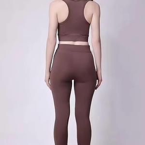 Conjuntos Deportivos Sin Costuras para Mujer 2026, 2 Piezas, Top de Yoga Ajustable, Leggings a la Cintura Alta, Conjuntos para Gimnasio, Ropa Deportiva - Product Image 5