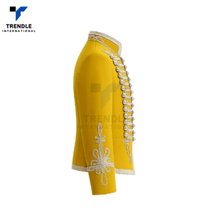 Custom Gold Silver Braided Silk/Cotton Ceremonial Jacket | High Quality Formal Uniform | Stage <b>Performance</b> <b>Wear</b> | Men's Adult - Product Image 3