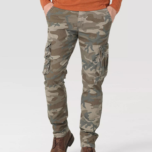 Pantalones cargo de hombre de corte regular a la moda, tela cómoda y transpirable, pantalones cargo casuales para hombre en venta en línea - Product Image 1