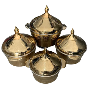 Attractive Design Stainless Steel Hot Pot Enamel Casserole With Stainless Steel Lid Oriental Pattern - Product Image 4