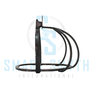 Bozal Metálico Reforzado para Animales con Correa Ajustable para Perros, Ganado, Manejo Veterinario, Entrenamiento y Restricción - Product Image 1