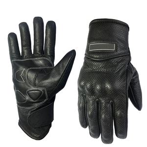 Gants de conducteur d'hiver imperméables coupe-vent et respirants gants de motocross en cuir de motard pour la protection chaude des mains de conduite - Product Image 1