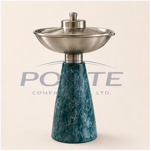 Quemador de Bakhoor Árabe de Lujo con Acabado Plateado, Mabkhara Artesanal de Resina y Metal para Incienso Oud, Decoración Elegante para el Hogar - Product Image 2