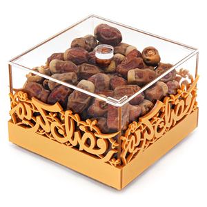 Contenedor de Alimentos Acrílico Rectangular Transparente con Tapa, 1 Capa, Diseño Minimalista para Almacenamiento en la Cocina, Mantiene la Frescura, Regalo para Ramadán y Eid - Product Image 4