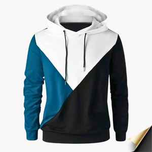 Sudaderas con Capucha de Algodón de Alta Calidad al por Mayor, Sudaderas Extra Grandes con Cuello Redondo y Logotipo Personalizado para Hombre - Product Image 1