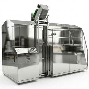 Máquina Inteligente de Reciclaje de Residuos Alimentarios Industriales de 10t, Sistema de Compostaje, Digestor de Residuos Orgánicos, Motor de 30HP, Acero Inoxidable, para Fábrica - Product Image 1