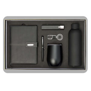 Set de Regalo Ejecutivo de Lujo en Cuero PU Personalizado con Grabado, Color Personalizado, Agenda, Bolígrafo, Taza, Botella, Llavero, Memoria USB - Product Image 4