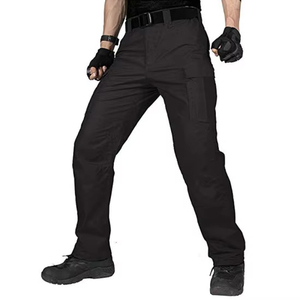 Wholesale PINCO SPORTS Men Cargo Pants Premium Cotton Breathable Multi Pocket Utility Trousers OEM Custom Elastic Waist - Product Image 5