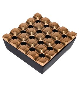 ที่เขี่ยบุหรี่ทองเหลืองทรงกลม ดีไซน์วินเทจ สำหรับใช้ในบ้าน - Product Image 2