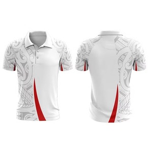 Ventes chaudes - Hauts de golf pour hommes - Polo personnalisé - 100% polyester - Nouveau style - Séchage rapide - Impression sublimée - Vêtements de sport - Product Image 5