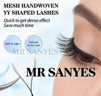 Extensions de cils personnalisables MR Sanyes, nouvelle arrivée, fibre de soie velours Elite pour usage professionnel en salon