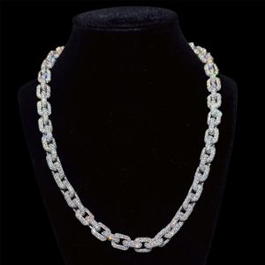 AMBER JEWELS T-599 Hiphop Rhodium 18K Plated Solid Gold Chain Link <b>Bracelet</b> Natural Stone Geometric Design Men's Wedding Jewelry - Product Image 1