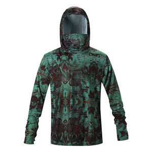 OEM Custom Wholesale Manufacturer Moisture Wicking Sublimated Polyester Fishing <b>Hoodie</b> Bulk Supplier Private Label Tops - Product Image 1