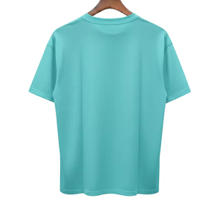 Camiseta de Manga Corta para Hombre, 100% Algodón, Corte Regular, Cuello Redondo, Lisa, con Impresión de Logotipo Personalizado, OEM, ODM, Venta al Por Mayor - Product Image 2