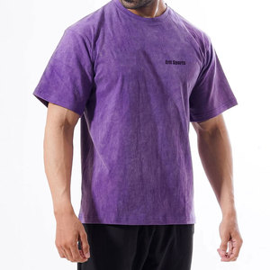 T-shirt pour homme à coupe classique, style tendance, lavage à l'acide, 100% coton, écologique, respirant, manches courtes - Product Image 6