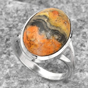 Anillo de Jaspe Abeja, Plata de Ley 925, Piedra Preciosa Natural, Anillo Hecho a Mano para Ella - Product Image 2