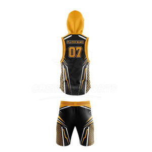 Uniforme de Equipo 7 contra 7 de Alta Calidad, Color Personalizado, Uniforme 7 contra 7 100% Poliéster para Venta en Línea - Product Image 4