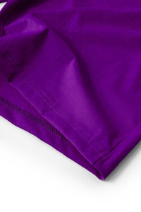 Pantalones Cortos Unisex Morados de Spandex y Poliéster de Secado Rápido con Cordón Ajustable, Bolsillos y Cintura Elástica para Deportes, Gimnasio y Atletismo - Product Image 6