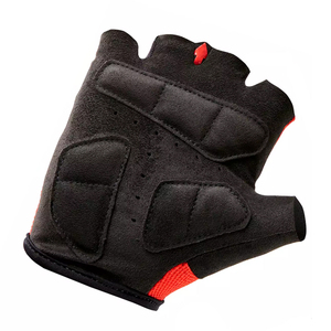 Leather Cycling Gloves <b>Vibration</b>-resistant Dexterity Utility Black Half Finger Safety Working Gloves For Men For Bike Riding - Product Image 3