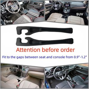 อุปกรณ์เสริมสำหรับเก็บของในช่องว่างเบาะรถยนต์แบบเหล็ก สำหรับรถ SUV/รถบรรทุก ใช้ได้กับช่องว่างระหว่างเบาะและคอนโซล - Product Image 5
