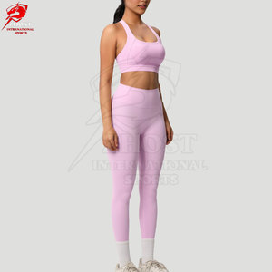 Private Label Seamless 3Pc <b>Yoga</b> <b>Set</b> With Breathable Material And Modern Design For Gym And Fitness Activities - Product Image 4