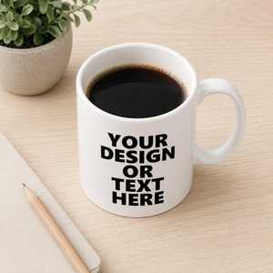 Tasse à café en céramique personnalisée avec photo imprimée par sublimation, artisanat Khadim, cadeau d'entreprise personnalisé, vaisselle, compatible micro-ondes - Product Image 4