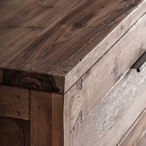 Modern Luxury Nordic Solid Wood <b>Sideboard</b> Fluted Doors 224 cm <b>sideboard</b> made of recycled solid wood Dining <b>Storage</b> Cabinet - Product Image 5