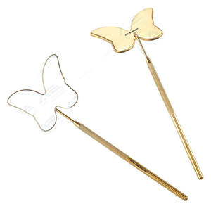 Nueva forma Pretty Memory Espejo de pestañas grande Espejo de pestañas de acero Espejo de maquillaje Accesorios de pestañas Instrumentos de belleza - Product Image 1