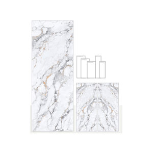 Azulejos de mármol brillante grande de 1200x3200x9mm, losa de roca marrón de alta calidad, azulejos de pared de piedra sinterizada, escalera de comedor, azulejo de suelo moderno, azulejos de gran formato - Product Image 6