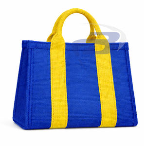 Sac fourre-tout en jute résistant à l'eau avec fermeture éclair et lettres grecques élégantes pour les membres de la sororité Sigma Gamma Rho SGR - Product Image 2