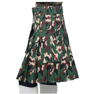 Kilt pour homme Highland Camo - Style écossais moderne - Kilt robuste réglable et confortable 2026 - Product Image 3