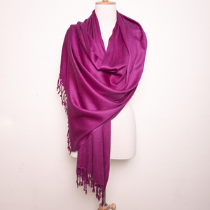 Pañuelo/Pashmina de Lana de Color Sólido de Alta Calidad, 180*70cm, Personalizado, para Mujer Musulmana, Cálido, Transpirable, para Uso Diario - Product Image 2