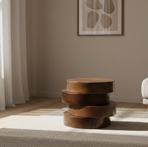 Rae Handmade Teak Wooden <b>Stool</b> Contemporary Minimalist Design Eco-Friendly Finish Durable Easy Clean Home Decor Resort Furniture - Product Image 3