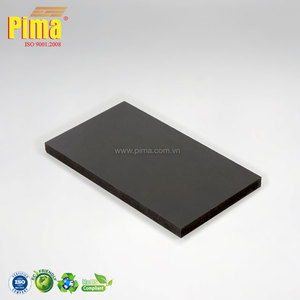 Black 8mm <b>PVC</b> WPC Foam Board, 0.6 g/cm Density Non-Toxic <b>Plastic</b> <b>Cladding</b> Panels for Furniture and Advertising Applications - Product Image 2
