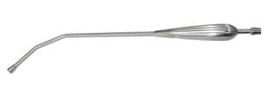 Tubes d'aspiration Yankauer Samroz Premium, courbés, tube de 3,2 mm, longueur de travail de 17 cm, longueur totale de 31 cm, en acier inoxydable chirurgical, manuels, classe I - Product Image 4