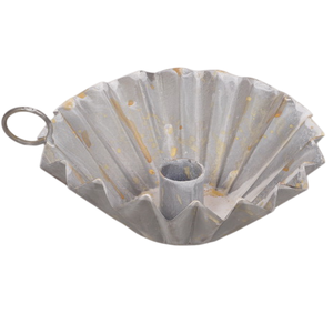 Support de bougie en fer durable, peint couleur rouille, pour décoration intérieure/extérieure, fournitures de fête, utilisation sur table d'hôtel - Product Image 2