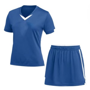 Uniformes de Lacrosse Personalizados para Mujer, Venta al Por Mayor, Ropa Deportiva Transpirable, Conjunto de Falda y Jersey sin Mangas de Malla - Product Image 1